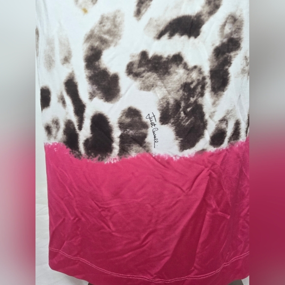 Just Cavalli By Roberto Cavalli Cream and Brown Patterned Fabric - Picture 4 of 11